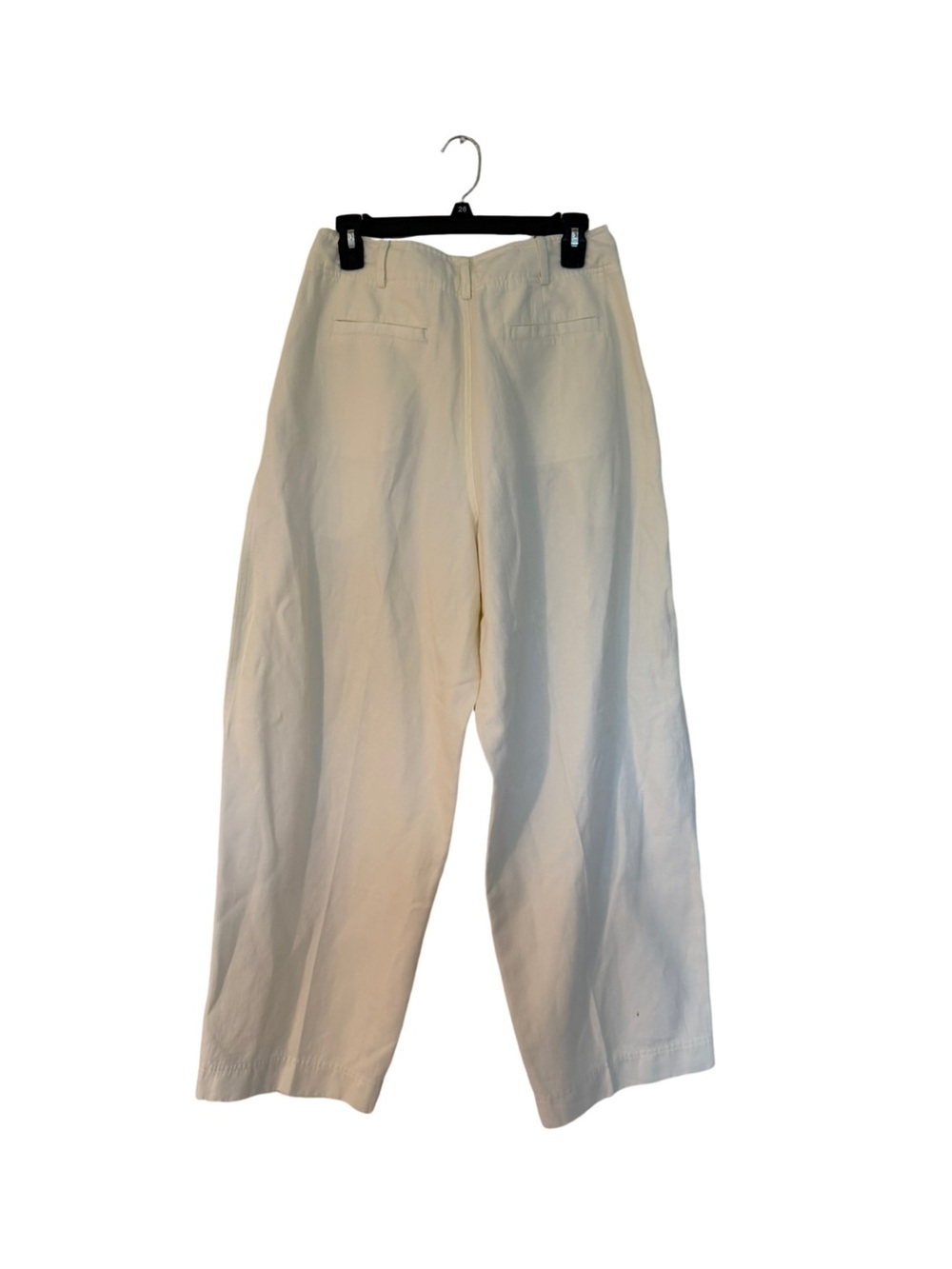 Apiece Apart Ivory High-Rise Wide Leg Bari Trouser Pant Size 6 - Picture 5 of 6